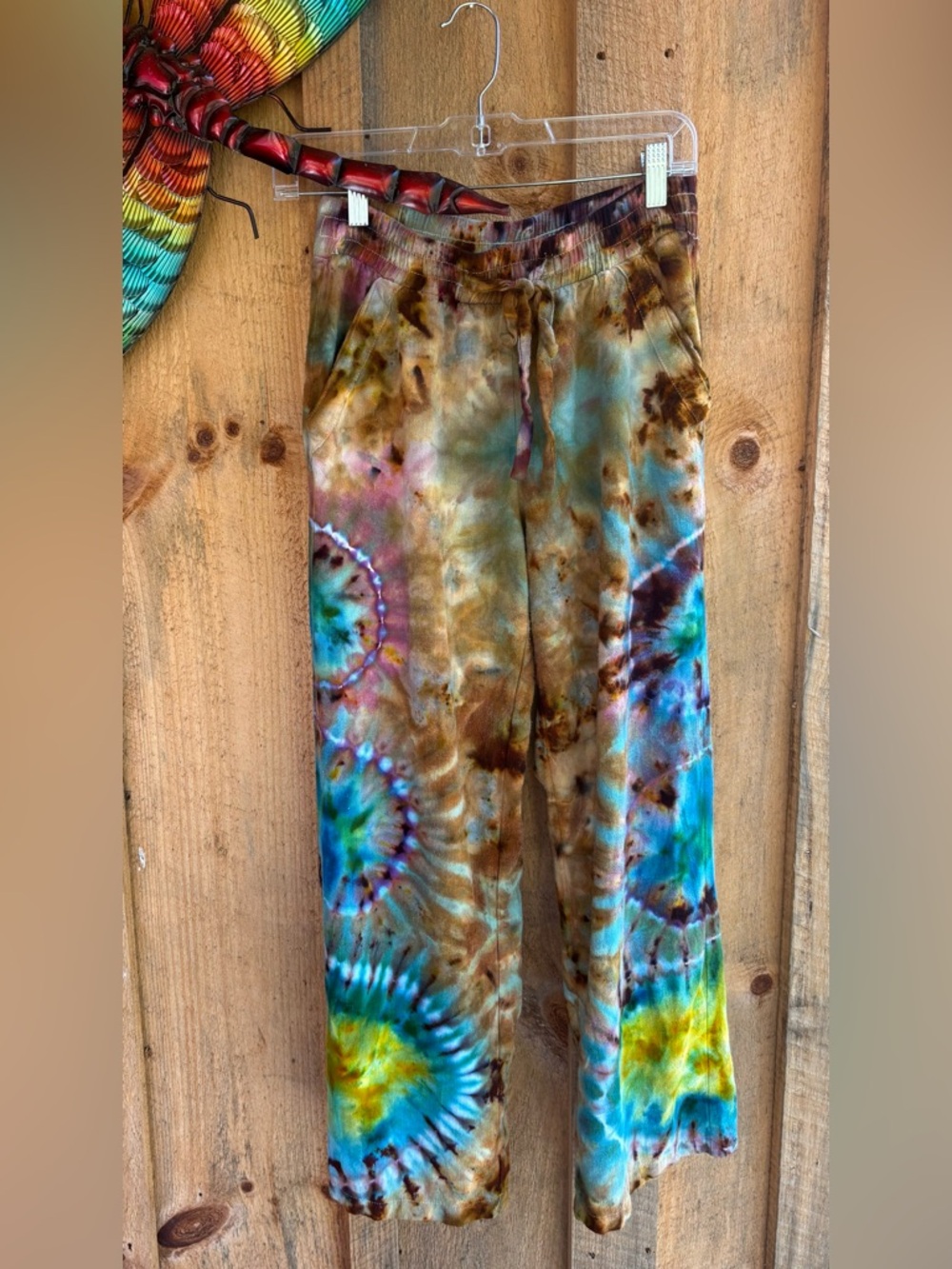 Vibrant Tie-Dye Lounge Pants - Multicolor